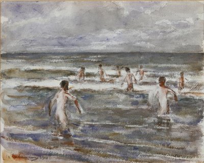 Bathing Boys by Max Liebermann